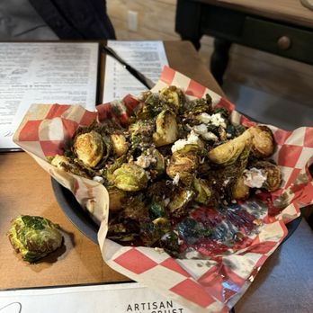 Grapevine On Main - Brussels Sprouts - Wine Bars Near Me - Chappell Hill, Texas