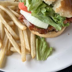 Depot Diner - Chicken sandwich with fries
