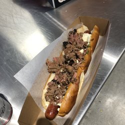 Lully's Mobile Kitchens - This"Dirty Dog" is full flavoured hat trick+ of ingredients