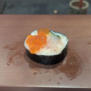 Souraji West - White wish with radish and ikura - Sushi Bars Near Me - New York, New York Souraji West - White wish with radish and ikura - Sushi Bars Near Me - New York, New York