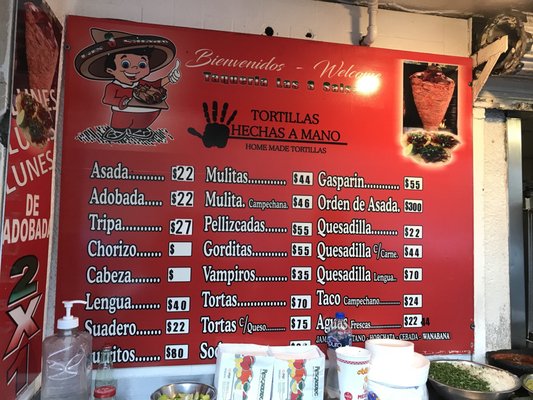 Menu photo 3 Tacos Las 3 Salsas Tijuana, BCN Menu photo 3 Tacos Las 3 Salsas Tijuana, BCN