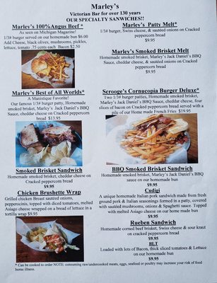 Menu photo 4 Marley's Irish Pub Manistique, MI