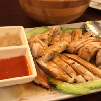 Mamak - Hainanese Chicken close-up. SO MOIST - Malaysian Near Me - Doraville, Georgia Mamak - Hainanese Chicken close-up. SO MOIST - Malaysian Near Me - Doraville, Georgia