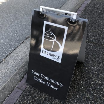 Delany's Coffee - Sandwich board outside~ - Coffee & Tea Near Me - North Vancouver, British Columbia Delany's Coffee - Sandwich board outside~ - Coffee & Tea Near Me - North Vancouver, British Columbia