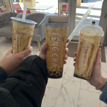 Feng Cha - South OKC - Cold Dirty Boba, Cold Creme Brulee Dirty Boba, Dirty Caffe Latte with boba - Bubble Tea Near Me - Oklahoma City, Oklahoma Feng Cha - South OKC - Cold Dirty Boba, Cold Creme Brulee Dirty Boba, Dirty Caffe Latte with boba - Bubble Tea Near Me - Oklahoma City, Oklahoma