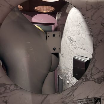 Dear Irving on Hudson Rooftop Bar - Bond girl side bathroom mirror - Cocktail Bars Near Me - New York, New York Dear Irving on Hudson Rooftop Bar - Bond girl side bathroom mirror - Cocktail Bars Near Me - New York, New York
