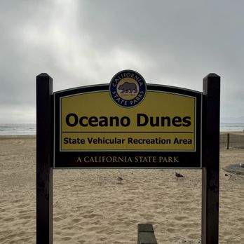 Oceano Dunes State Vehicular Recreation Area  - Signage - Parks Near Me - Oceano, California