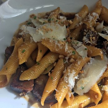 Luce - Red Wine Braised Short Rib Garganelli w/ Grana Padano and Breadcrumb - Wine Bars Near Me - San Francisco, California Luce - Red Wine Braised Short Rib Garganelli w/ Grana Padano and Breadcrumb - Wine Bars Near Me - San Francisco, California