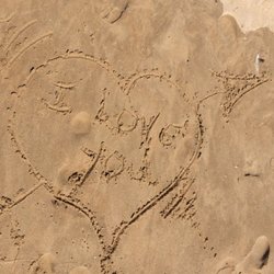 Praia 19 - Desenho na areia!