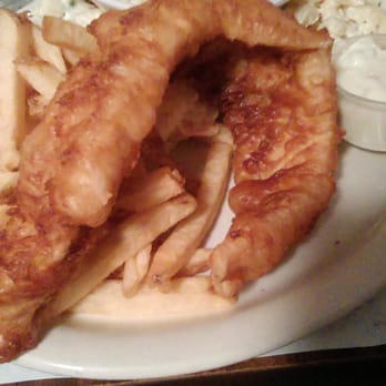 The Boston Hotel - $10 fishfry w/ fries, slaw, mac & potato salads, and rye bread with butter. Good deal, but the sides leave a lot to be desired. - Sports Bars Near Me - Lancaster, New York The Boston Hotel - $10 fishfry w/ fries, slaw, mac & potato salads, and rye bread with butter. Good deal, but the sides leave a lot to be desired. - Sports Bars Near Me - Lancaster, New York