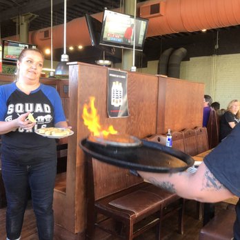 Pizza Papalis - Flaming cheese appetizer !!!!! Ooooooopaaaahhhh ! - Pizza Near Me - Toledo, Ohio Pizza Papalis - Flaming cheese appetizer !!!!! Ooooooopaaaahhhh ! - Pizza Near Me - Toledo, Ohio