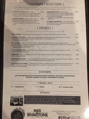 Menu photo 8 Brimstone Restaurant & Tavern Alpharetta, GA Menu photo 8 Brimstone Restaurant & Tavern Alpharetta, GA