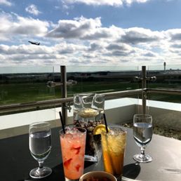 A great view with amazing drinks. A great view with amazing drinks.