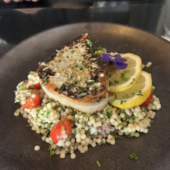 The District Eatery Tap & Barrel - Ahi Tuna with couscous - Cocktail Bars Near Me - Sanford, Florida