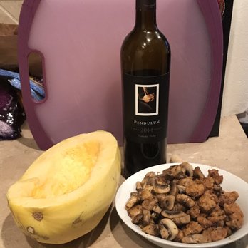 H-E-B plus! - The wine is from COSTCO!  The spaghetti squash, HEB sausage and fresh, cooked mushroom. - Grocery Near Me - Mission, Texas