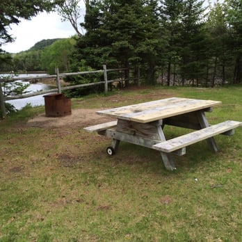 Salsman Provincial Park - Site 27 is a large, private, walk-in site. The walk-in is a level 100 feet, around a slight curve for privacy. - Parks Near Me - Bickerton West, Nova Scotia