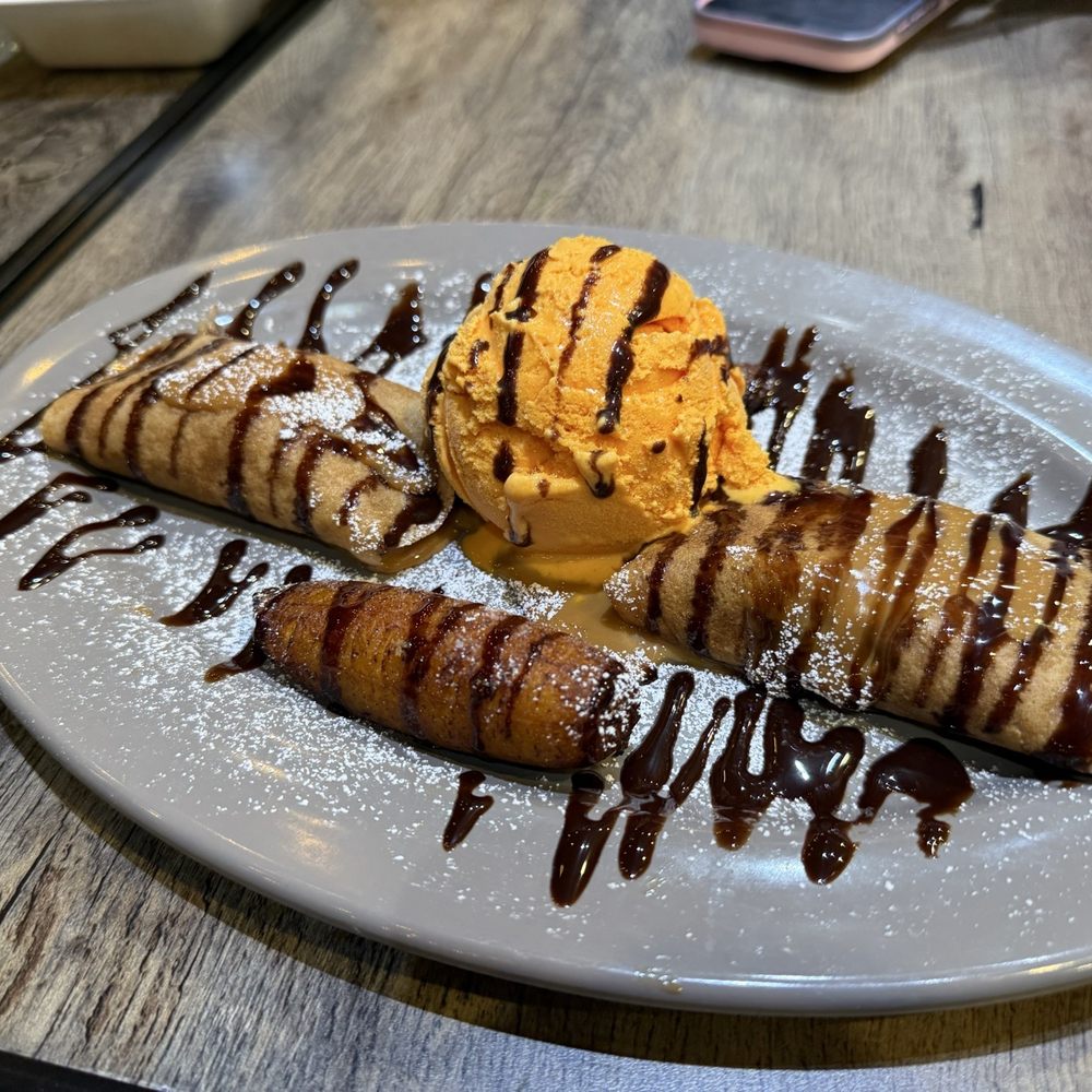 Inka Mama's - Crepes with bananas/ice cream - Peruvian Near Me - Tustin, California