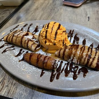 Inka Mama's - Crepes with bananas/ice cream - Peruvian Near Me - Tustin, California