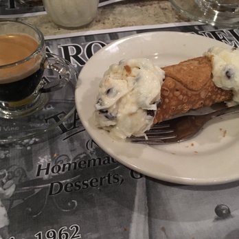 Arcaro & Genell - GIANT cannoli - Pizza Near Me - Old Forge, Pennsylvania