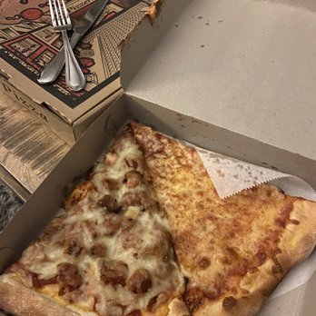 Due Amici Pizza - Slice of Chicken Parm & Slice of Cheese - Pizza Near Me - Charlotte, North Carolina Due Amici Pizza - Slice of Chicken Parm & Slice of Cheese - Pizza Near Me - Charlotte, North Carolina