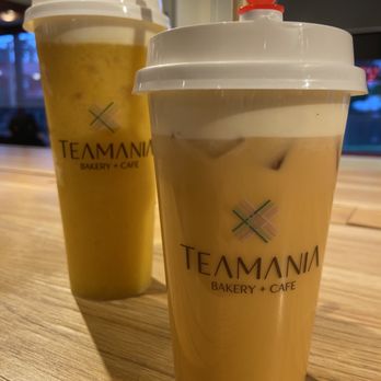 Teamania - Thai snow and mango tea with milk cap - Bakeries Near Me - Rockville, Maryland Teamania - Thai snow and mango tea with milk cap - Bakeries Near Me - Rockville, Maryland