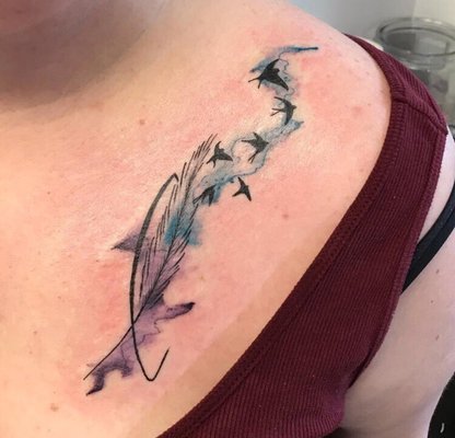 Electric Umbrella Tattoo by null