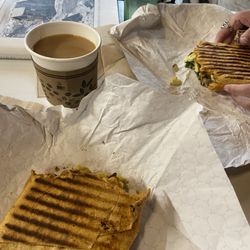 Coffee Bear Silverton - Panni for breakfast are very tasty.