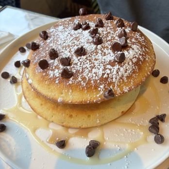 Samos Cafe & Grill - Chocolate Chip Pancake' - Mediterranean Near Me - Sherman Oaks, California Samos Cafe & Grill - Chocolate Chip Pancake' - Mediterranean Near Me - Sherman Oaks, California