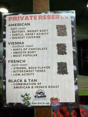 Menu photo 3 Mountain Thunder Coffee Plantation Kailua-Kona, HI