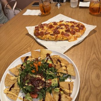 Bluberry Social - Poke Nachos and Pepperoni Pizza - Breakfast & Brunch Near Me - Irvine, California Bluberry Social - Poke Nachos and Pepperoni Pizza - Breakfast & Brunch Near Me - Irvine, California