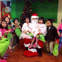 Small World International Academy - Santa came to see the kids