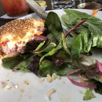 The Observatory - What's left of my lamb burger - New American Near Me - Portland, Oregon The Observatory - What's left of my lamb burger - New American Near Me - Portland, Oregon