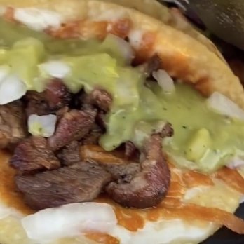 Pablito’s Tacos - Queso Taco (carne asada) so cheesy! - Tacos Near Me - North Hollywood , California