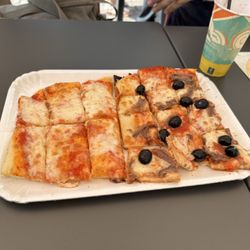 Serafino - Cheese Pizza and Olive and Sardine Pizza