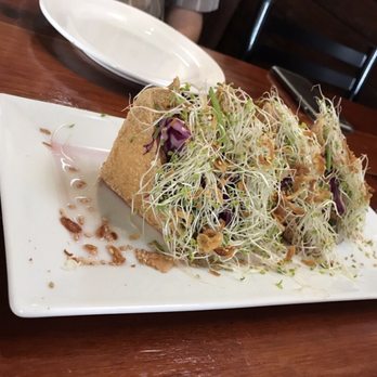 Dagon - Crispy tofu with salad filling - my favorite - Burmese Near Me - Honolulu, Hawaii Dagon - Crispy tofu with salad filling - my favorite - Burmese Near Me - Honolulu, Hawaii