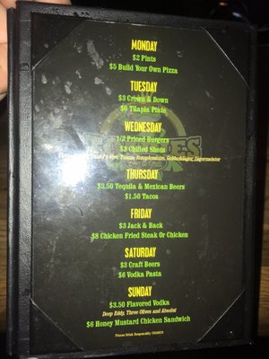 Menu photo 5 Toadies Bar & Grill Bedford, TX
