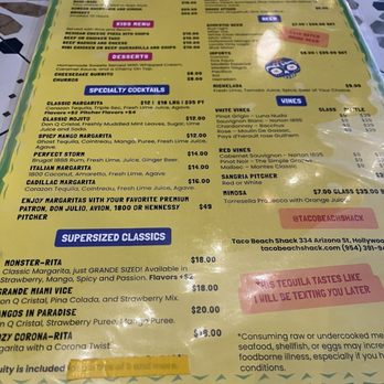 Taco Beach Shack - Bars Near Me - Hollywood, Florida