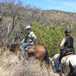 Hideout Ranch - Trail Boss Craig Lawson stops to explain local history to us.