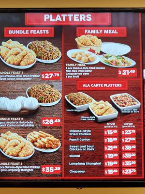 Menu photo 2 Chowking Concord, CA