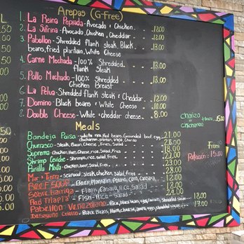 Café Andes - a menu on a chalkboard - Venezuelan Near Me - Newmarket, Ontario Café Andes - a menu on a chalkboard - Venezuelan Near Me - Newmarket, Ontario