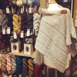 Stars Hollow Yarns - Sasha Wrap in Techno by Blue Sky Fibers