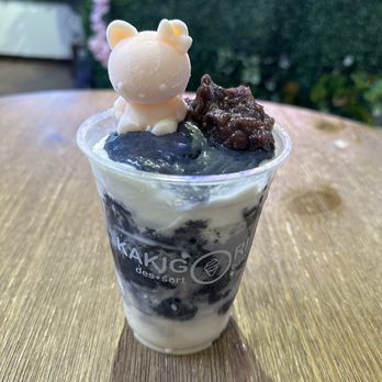 Kakigori Dessert Cafe - Black Sesame Mini - Desserts Near Me - Kirkland, Washington