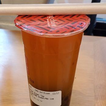 Gong Cha - Mango Green Tea w/ boba - Bubble Tea Near Me - San Francisco, California