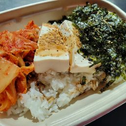 Tofu Kimchi Rice Bowl