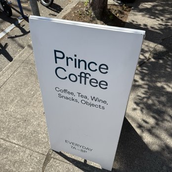 Prince Coffee - Sign - Coffee & Tea Near Me - Portland, Oregon Prince Coffee - Sign - Coffee & Tea Near Me - Portland, Oregon