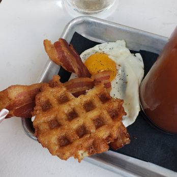 Bacon Bitch - Some parts ofy Hangover B*the!  The potato cake was well delicious - Breakfast & Brunch Near Me - Miami, Florida