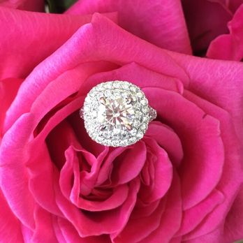 Beautiful Jewelry - Custom made Double halo with split shank. Gorgeous bling! - Jewelry Near Me - Fullerton, California
