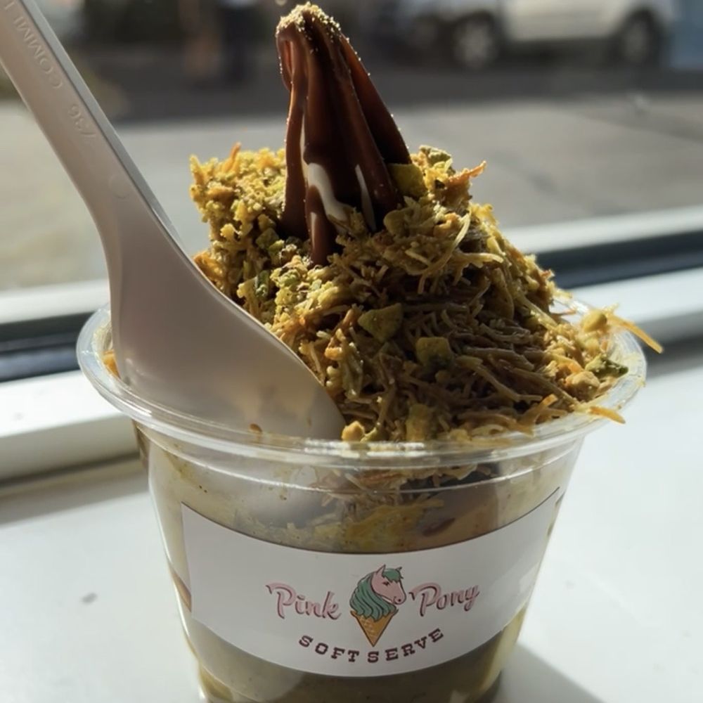 Dubai chocolate sundae