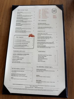 Menu photo 1 The Lantern Room Monterey, CA