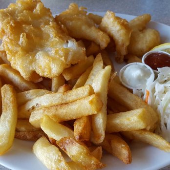 Amy's Fish & Chips - One piece with the shrimps. - Fish & Chips Near Me - Richmond Hill, Ontario